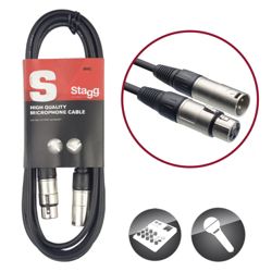 XLR to XLR Microphone Cable - 6m