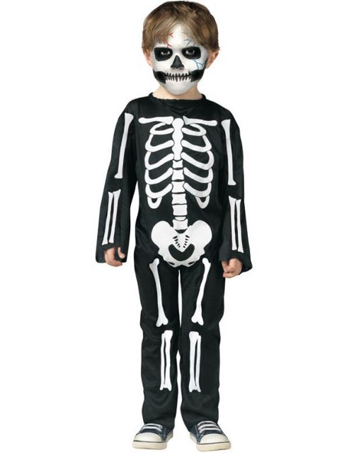 Image of Toddler Scary Skeleton Costume