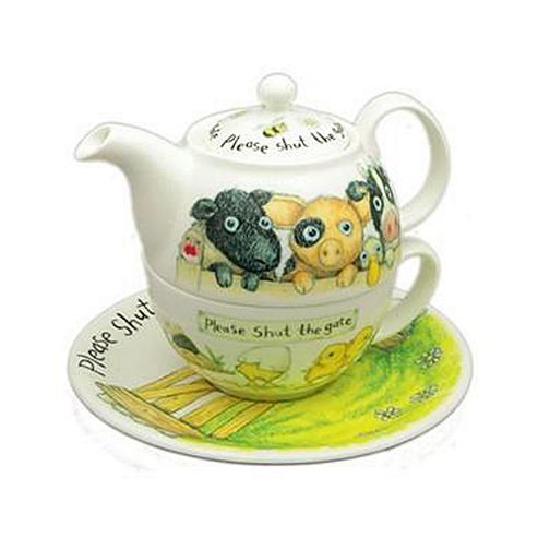 Image of Roy Kirkham Tea For One Set, Concert, Please Shut The Gate Design