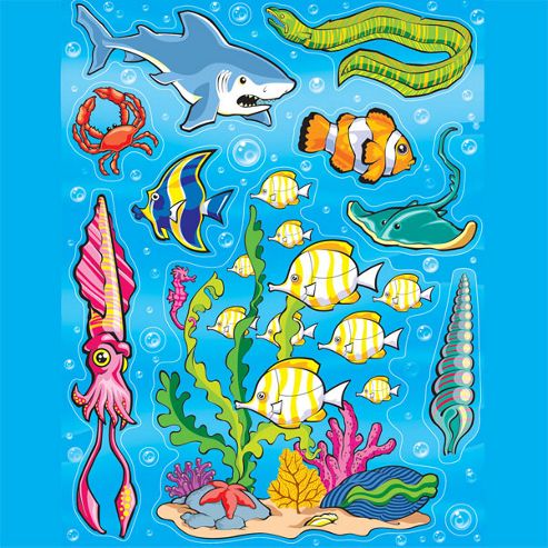 Image of Scene Setters Marine Life Clings (14pk)