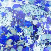 Blue Sparkle Birthday Confetti