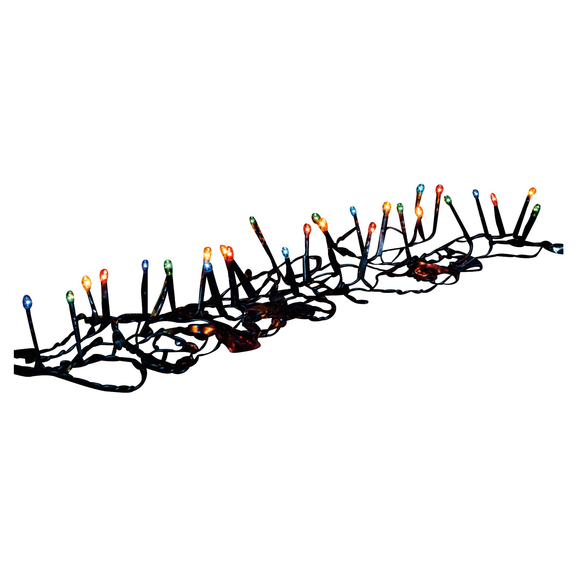 Tesco 200 Coloured Multi-function Microlight Christmas Lights
