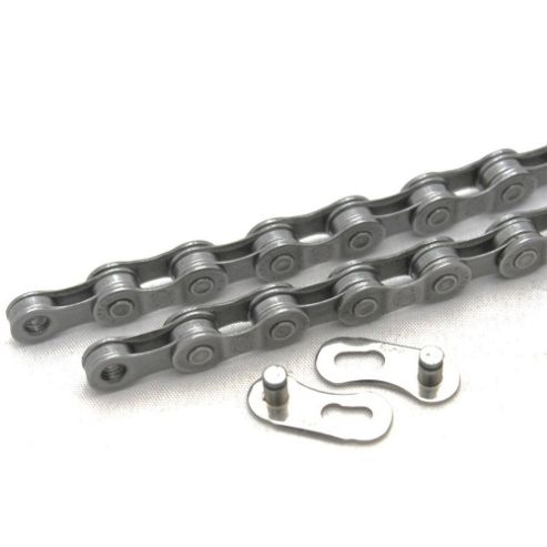 Image of Clarks 7-8 Speed Anti-rust Chain 1/2"x3/32"x116 Quick Release Links