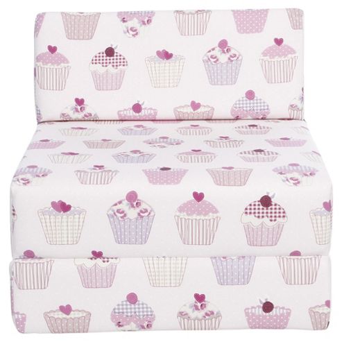 Image of Sit N Sleep Kids Sofa Bed- cupcakes
