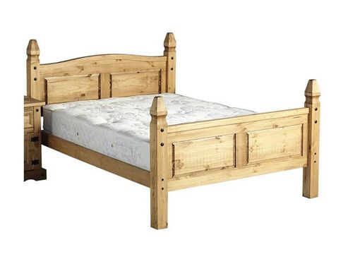 Image of Home Essence Corona High Foot End Bed Frame - Double (4' 6")
