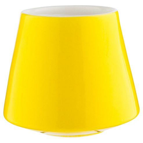 Image of Tesco Yellow Ceramic Filled Candle