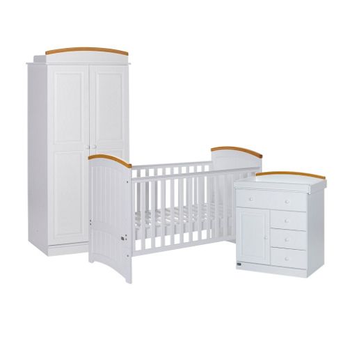 Image of Tutti Bambini Barcelona 3 Piece Room Set - Beech/white