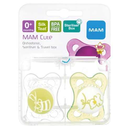 Image of Mam Clear Soother 0+ X2