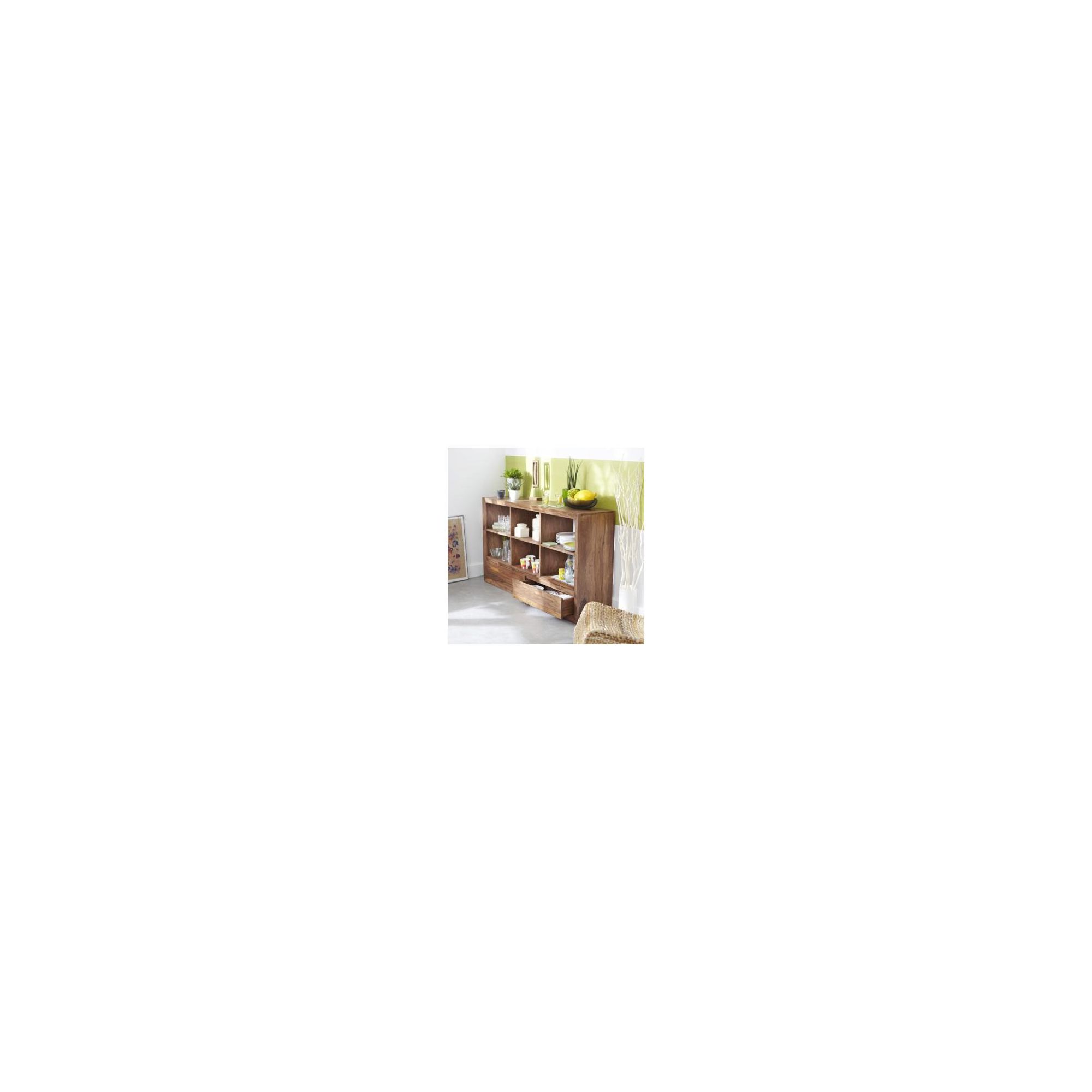 Tikamoon Villa Palisander 2 Drawer Bookcase at Tesco Direct