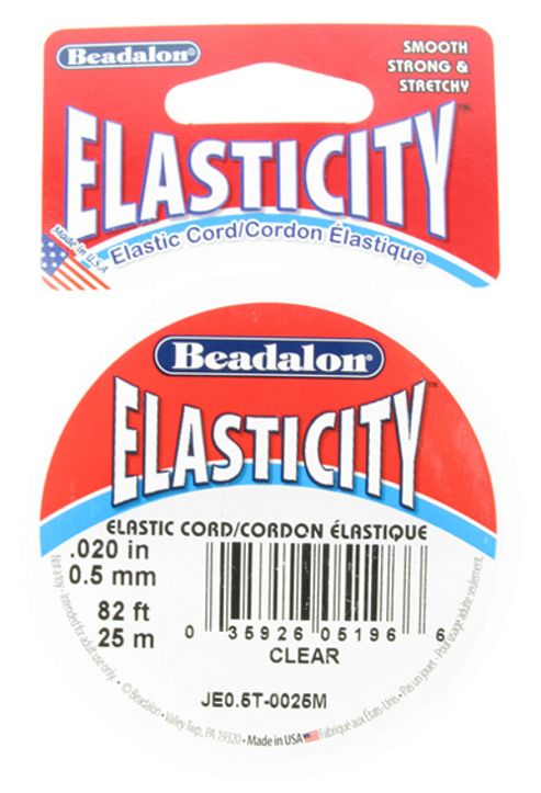 Image of Beadalon Elasticity 0.5mm Clear 25m