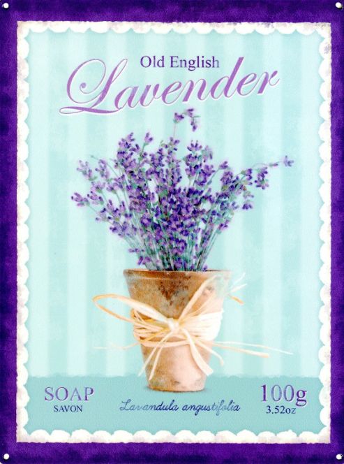 Image of Old English Lavender Tin Sign