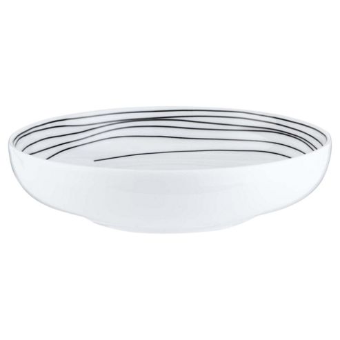 Image of Atlanta Super White Pasta Bowl, Porcelain