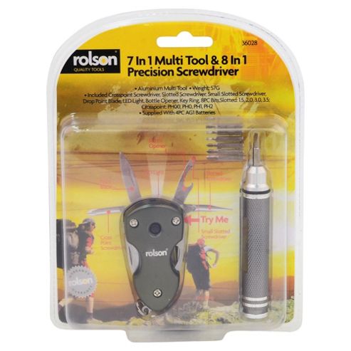 Image of Rolson Multi Tool With Precision Screwdriver