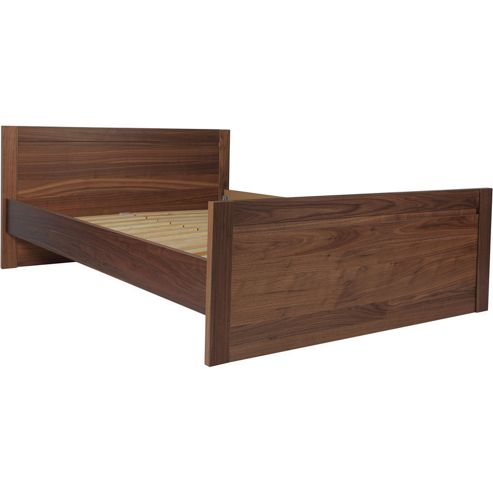Image of Rustic Retreat Tango Bed Frame - Walnut - Double (4' 6")