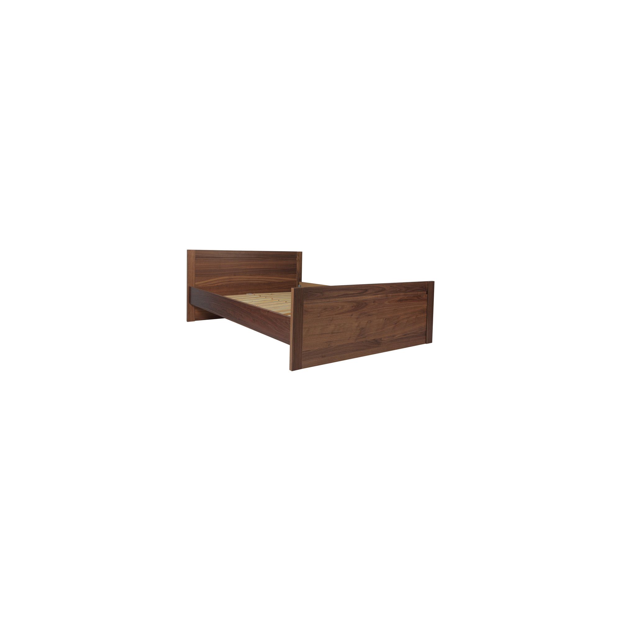 Urbane Designs Tango Bed Frame - Double - Walnut at Tesco Direct