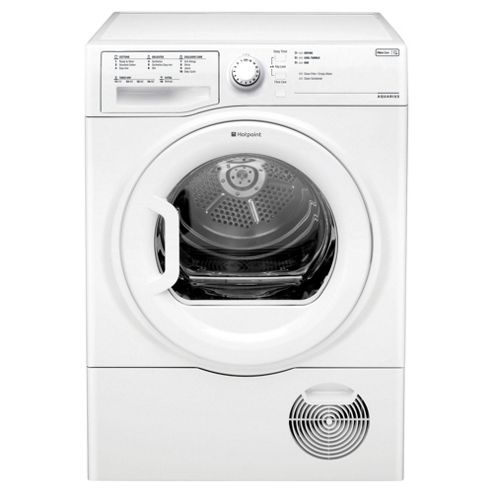 Image of Hotpoint Aquarius Tcfs73bgp Freestanding Condenser Tumble Dryer, 7kg Load, B Energy Rating, White