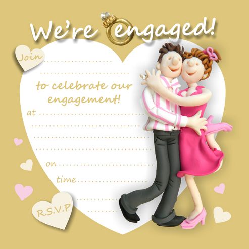 Image of Holy Mackerel We're Engaged - Postcards 8 Pack Party Invitations