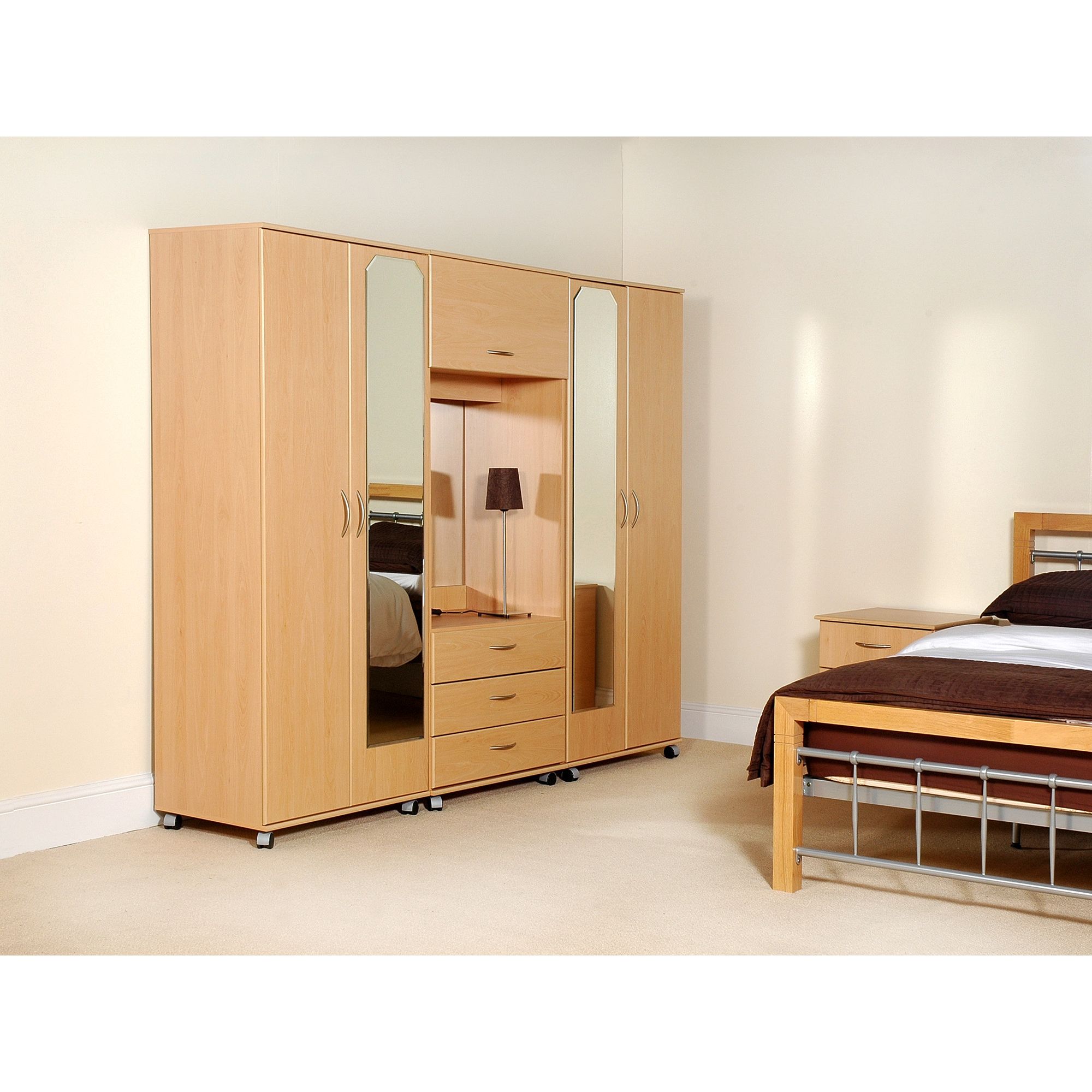 Ideal Furniture New York 4 Door Fitment - Oak at Tescos Direct