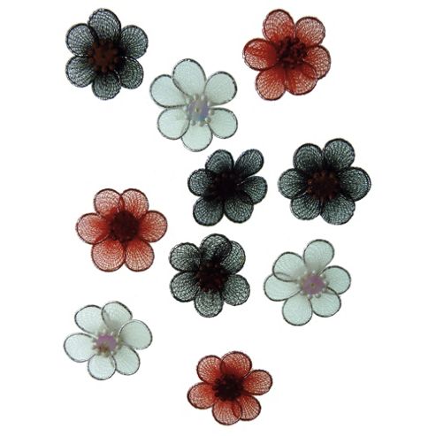 Image of Mesh Flowers Classic 12pcs