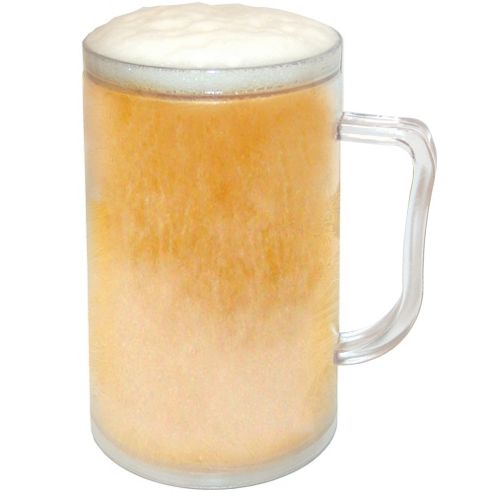 Image of Dzine Ice Tankard Frosty Mug - Clear