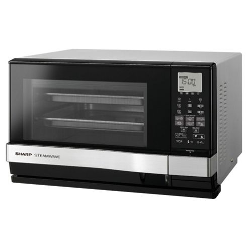 Image of Sharp Ax1110slm 27l Steam Oven Microwave Silver