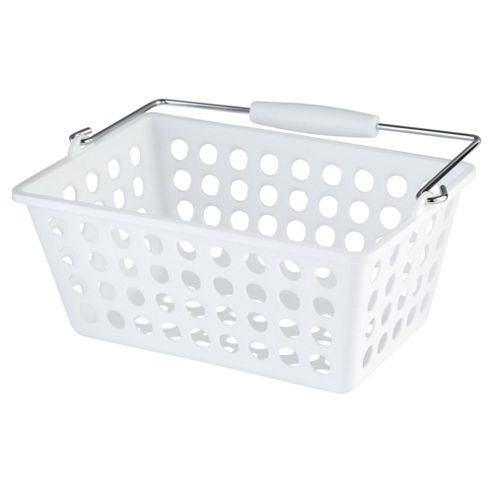Image of Tesco Basic Plastic Storage, White