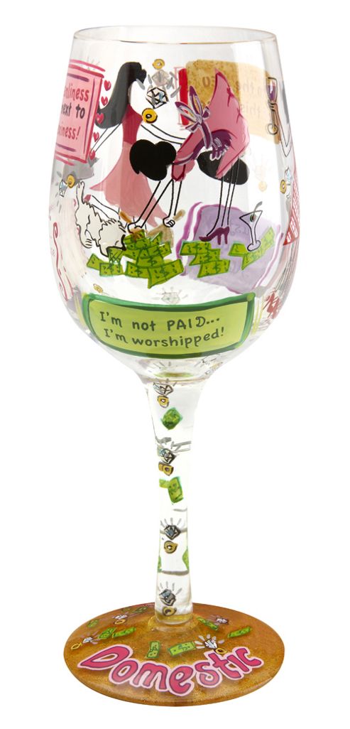 Image of Lolita Wine Glass - Domestic Goddess