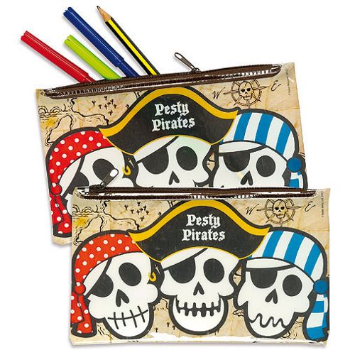 Image of Pesty Pirates Pencil Cases (pack Of 3)
