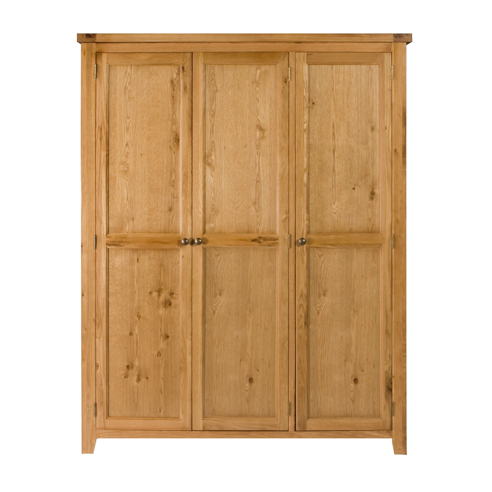 Elements Ludmilla Three Door All Hanging Wardrobe in Warm Lacquer at Tesco Direct