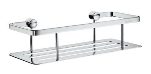 Image of Smedbo Air Soap Basket In Polished Chrome