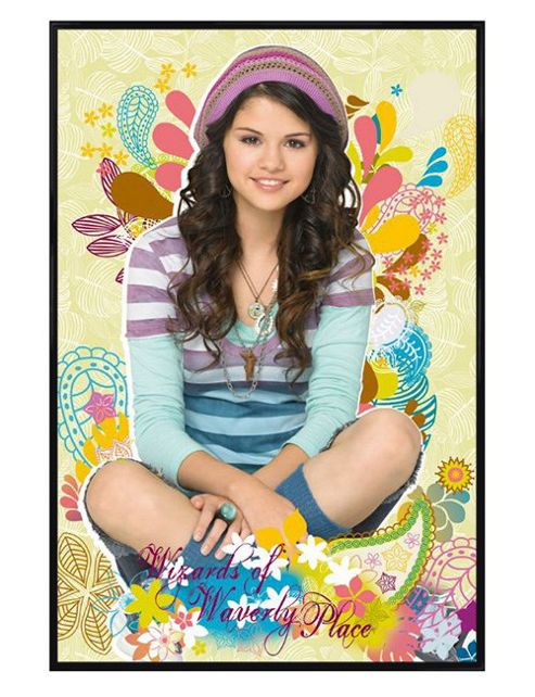 Image of Walt Disney Gloss Black Framed The Wizards Of Waverley Place Poster