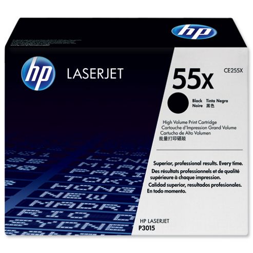 Image of Hewlett-packard 55x Laserjet Toner Cartridge Black