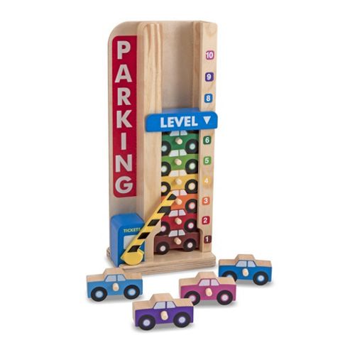 Image of Melissa And Doug Stack And Count Parking Garage