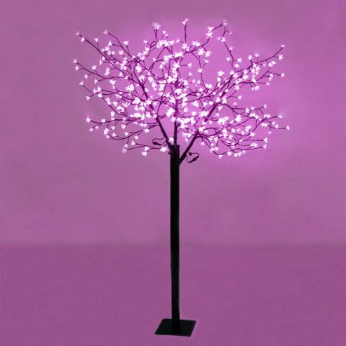Image of 1.8m Outdoor Led Cherry Blossom Tree With 384 Pink Led's