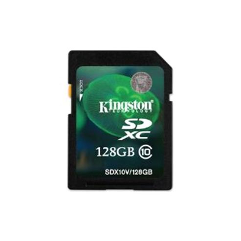 Image of Kingston 128gb Sdxc Flash Card (class 10)