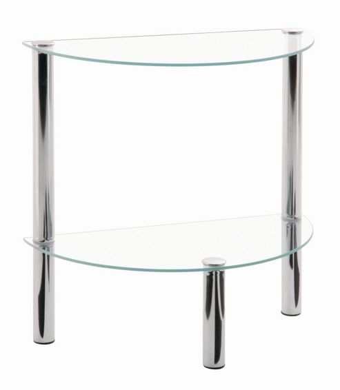 Image of Urbane Designs Estland Side Table - Chrome