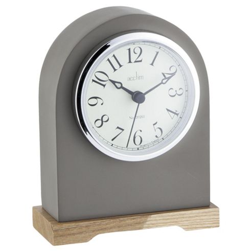 Image of Acctim Aston Mantle Clock, White/grey