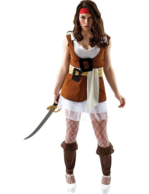 Image of Jackie Finch Pirate Costume Medium