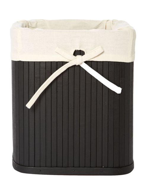 Image of Linea Dark Bamboo Waste Bin