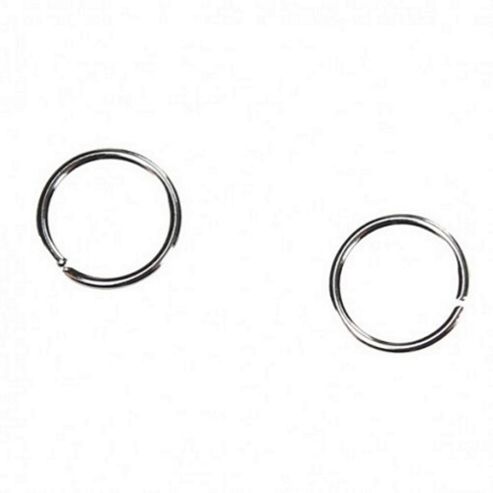 Image of Round Jump Rings 9mm - Silver - 30 Pack
