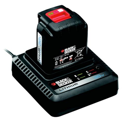 Image of Black & Decker 36v Li-ion Battery. Fits Glc3630l, Gtc3655l, Gwc3600l