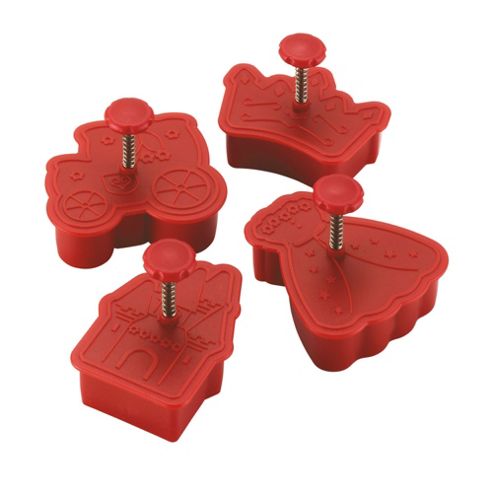 Image of Cake Boss 4 Piece Princess Fondant Press Set