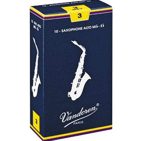 Image of Vandoren 3 Alto Sax Reed (x10)