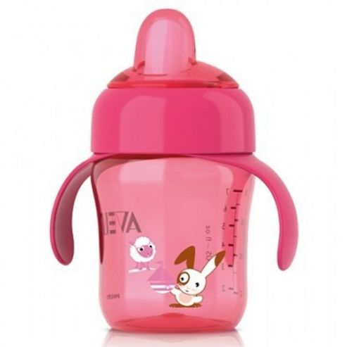 Image of Avent Spout Trainer Cup 260ml/9oz 12m+ (pink)