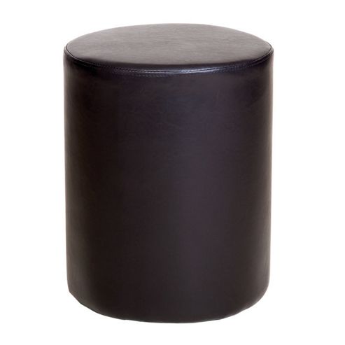 Image of Home Essence Faux Leather Upholstered Round Stool - Brown