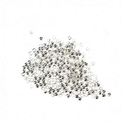 Image of Crimp Beads - Silver - 500 Pack