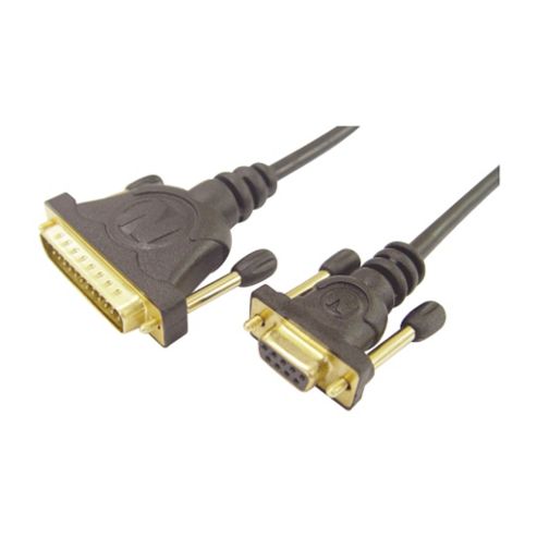 Image of Serial Rs232 25 Pin Male To 9 Pin Female