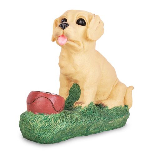 Image of Solar Powered Rgb Led Colour Changing Light In Dog Design