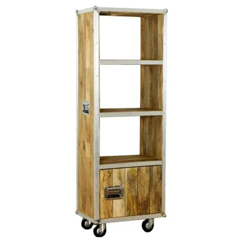 Image of Baumhaus Irc01c Roadie Chic Oak Tall Bookcase