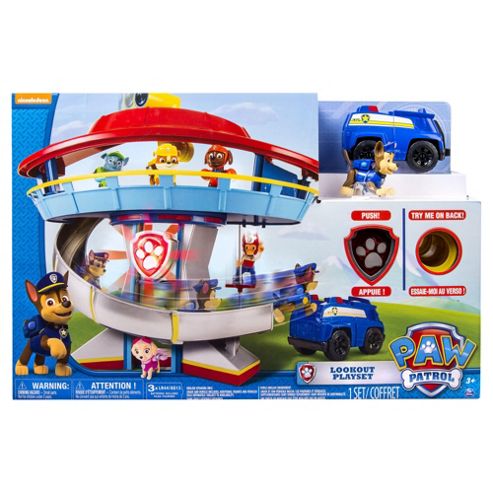 Image of Paw Patrol Nickelodeon Lookout Playset